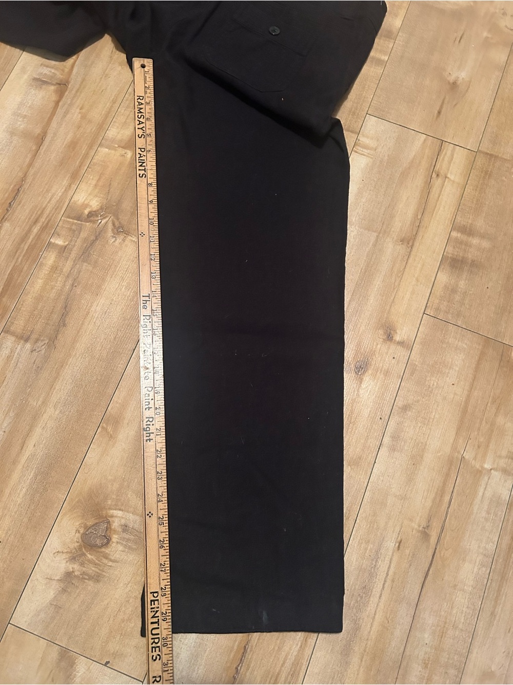 ✨Nicole Miller Original Black Linen Blend Wide Leg Pants - Size 6